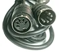 Produktbild: Robuste DiN Anschluß VERLÄNGERUNG Kabel 180° Midi 5-pol Stecker 2,5m Audio ⚫️⚪️