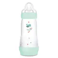 Produktbild: MAM Easy Start Anti-Colic Babyflasche (320 ml), besonders gut akzeptierte Milchflasche, Baby Trinkflasche mit Bodenventil gegen Koliken & Sauger Größe 2, 4+ Monate, Wal