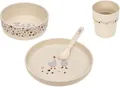 Produktbild: LÄSSIG Kindergeschirr-Set Tiny Farmer, Sheep/Goose nature (4-tlg), 1 Personen, Polypropylen, Zellulose, mit Teller, Schale, Becher und Löffel