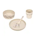 Produktbild: LÄSSIG Kindergeschirr Set (Teller, Becher, Schälchen, Löffel) ohne , BPA-frei, für Spülmaschine und Mikrowelle/Dish Set Tiny Farmer Goose