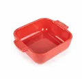 Produktbild: PEUGEOT Auflaufform APPOLIA Keramik 13cm Quadratisch Rot Spülmaschinen, Keramik, Keramik
