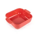 Produktbild: PEUGEOT Keramik Auflaufform APOLLIA 13cm Quadratisch Rot Spülmaschinenfest Ofen
