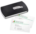 Produktbild: SIGEL Visitenkartenetui 101 x 13 x 60 mm schwarz/silber VZ121