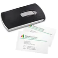 Produktbild: SIGEL Visitenkartenetui schwarz/silber, für bis zu 12 Visitenkarten