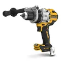 Produktbild: DEWALT 18V XR 3-Gang Akku-Schlagbohrschrauber (bürstenloser Motor, 13 mm Vollmetall-Schnellspann-Bohrfutter, LED-Arbeitslicht, inklusiv Metall-Gürtelhaken, Lieferung ohne Akku und Ladegerät)