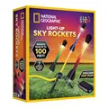 Produktbild: NATIONAL GEOGRAPHIC Spielzeugrakete - LED-Raketenwerfer für Kinder, draufspringen und los geht’s, luftbetrieben, Schaumstoff-Raketen fliegen bis zu 30,5 Meter, tolles Kinderspielzeug für draußen