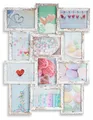 Produktbild: levandeo Bilderrahmen Collage 45x58cm 12 Fotos 10x15cm Shabby Chic MDF Holz Glas Vintage Landhausstil fertig montiert Wanddeko