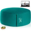 Produktbild: ® Yoga Kissen, Meditationskissen XL 35cm 30 mehr Sitzfläche, 15cm hoch mit Bu...