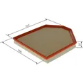 Produktbild: BOSCH Luftfilter f026400447 Filtereinsatz 37mm für BMW