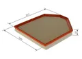 Produktbild: LUFTFILTER FÜR BMW X3 (F25), BMW X4 (F26) - BOSCH F 026 400 447
