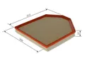 Produktbild: BOSCH Luftfilter F 026 400 447 für BMW