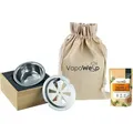 Produktbild: VapoWesp Räucherbox gegen Wespen hellbraun mit 50 g Aromakräuter Höhle der Löwen
