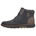 Produktbild: Rieker Winterboots, High Top Sneaker, Schnürstiefelette mit TEX-Membran, schmale Form blau|braun 40 EU