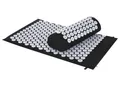 Produktbild: Akupressurmatte mit Kopfkissen, Akupunktur Massagekissen Pad Schwarz Weiß NEU