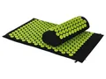 Produktbild: Akupressurmatte mit Kopfkissen, Akupunktur Massagekissen Pad Grün Weiß NEU