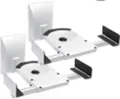 Produktbild: my wall HB 5 WL - 2 Wandhalter für Lautsprecherboxen Lautsprecher drehbar neigbar weiß