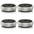 Produktbild: VIABLUE ™ UFO XL Absorber für Lautsprecher & Hifi Geräte 4er Set silber | 50325