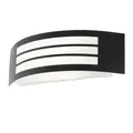 Produktbild: EGLO LEIROS LED Wandaussenleuchte LED 40W E27 31x10x10cm Edelstahl schwarz 75422