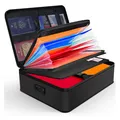 Produktbild: Feuerfeste Dokumentenbox Schwarz Mit Schloss 2000℉ Temperaturbeständig 36x26x10