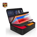 Produktbild: Feuerfeste Dokumentenbox mit Schloss 7 Fächer 36x26x1