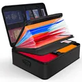 Produktbild: Dokumentenbox feuerfest Schloss Organizer tragbar 7 Fächer 36x27x10cm