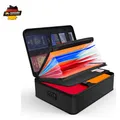 Produktbild: Feuerfeste Dokumentenbox mit Schloss 7 Fächer 36x26x1