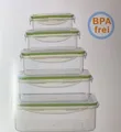 Produktbild: Vorratsdosen 5 teiliges Set King Lunchbox Auslaufsicher
