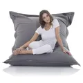 Produktbild: LAZY BAG Original Riesen-Sitzsack Cotton XXL 180x140cm mit 400L | hautfreundliches Baumwolle Sitzkissen 2-in-1 relaxtes Sitzen & Liegen | Perfekte Ergonomie Dank 4 Mio. EPS-Perlen | waschbarer Bezug