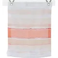 Produktbild: Kutti Raffrollo Adele, mit Hakenaufhängung, ohne Bohren, freihängend, weiß, mit Farbverlauf, halbtransparent, Polyester, pflegeleicht orange|weiß 60 cm x 130 cm