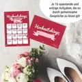 Produktbild: Hochzeitsbingo 16 Eigenschaftsfragen 50 St. DIN A5 Herzchen-Design