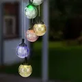 Produktbild: HI Solar LED Deko-Licht Risse-Glas-Design 6 Lampen