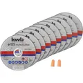 Produktbild: kwb Trennscheiben Dünn Winkelschleifer 125 mm Trenn-Scheibe f. Edel-Stahl INOX i