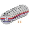 Produktbild: 10er Multipack kwb 712022 Trennscheiben-Set 125 mm 10 St. Metall