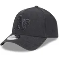 Produktbild: New Era A-Frame Trucker Leinen Cap Oakland Athletics schwarz