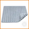 Produktbild: Badewannenmatte Rutschfest 100x40 cm Grau, Antirutschmatte mit 200 Saugnäpfen