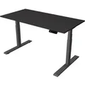 Produktbild: Steh-/Sitztisch SmartOffice elektrisch Fuß anthrazit 140x70x63-127cm anthrazit