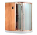 Produktbild: Saunakabine Dusche mit Sauna Dampfsauna Wellnesskabine Kombisauna 172x110 cm