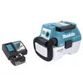 Produktbild: Makita DVC 750 LRF1 Akku Staubsauger 18 V 67 mbar 7,5 l + 1x Akku 3,0 Ah + Lader