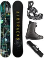 Produktbild: Airtracks Herren Snowboard Set Board Data Wide Freestyle Freeride 164 - Softbindung Master - Softboots Master QL 44 - SB Bag