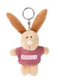 Produktbild: Nici 44626 Schlüsselanhänger Hase mit T-Shirt Jessica 10cm, beige