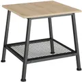Produktbild: TECTAKE Beistelltisch Bedford 45,5x45x47cm