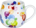 Produktbild: Könitz Bunt gegossener Bubbles Kuschelbecher - 420 ml Porzellan Tasse 1 Stück...
