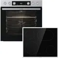Produktbild: Gorenje Steel Set EX, Keramik, 4 Zone(n), Glaskeramik, Schwarz, Berührung, 60 cm