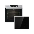 Produktbild: Gorenje Steel Set EX (BCS6737E12X + ECD634X) Herdset maxi AutoClean AquaClean