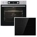 Produktbild: Gorenje Steel EX (BCS6737E12X + ECD634X), Elektroherd, Glaskeramik