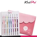 Produktbild: KnitPro Zing Einzelhäkelnadelset Set Häkeln Leichtmetall Metallic 9 Nadeln