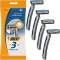 Produktbild: Bic Nassrasierer 3 Comfort, Einwegrasierer, für Herren, 3-fach Klinge, 4 Stück