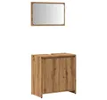 Produktbild: vidaXL Badezimmer-Set 2-tlg. Badmöbel-Set Artisan-Eiche Holzwerkstoff, (1-St)
