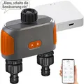 Produktbild: 2-Zonen Bewässerungssystem, Timer, manuell & App, BT5 & WLAN Gateway