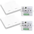 Produktbild: DieseRC 2 Empfänger 2 Schalter Funk Lichtschalter RF Sicherheitsschalter 10A Set